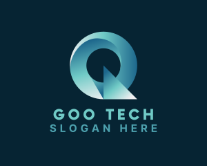 Tech Startup Letter Q logo design