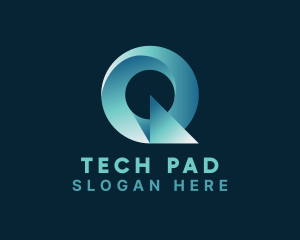 Tech Startup Letter Q logo design