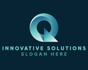 Startup - Tech Startup Letter Q logo design