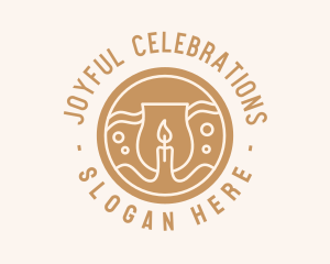 Festivity - Sea Candle Jar logo design