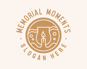 Commemoration - Sea Candle Jar logo design