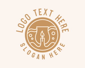 Festivity - Sea Candle Jar logo design