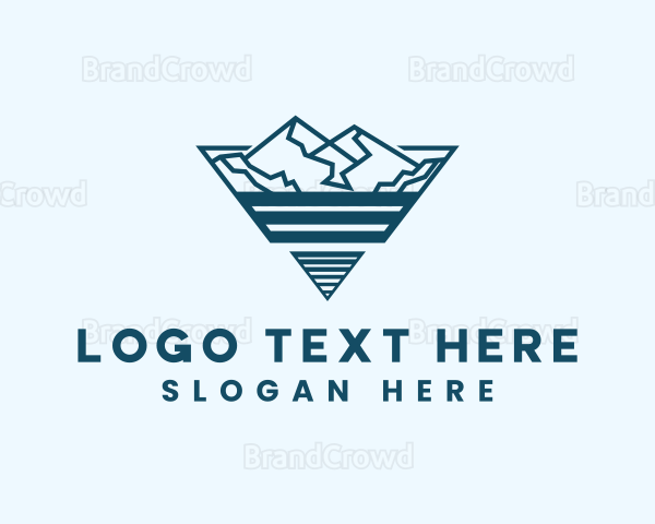 Mountain Triangle Geometric Logo