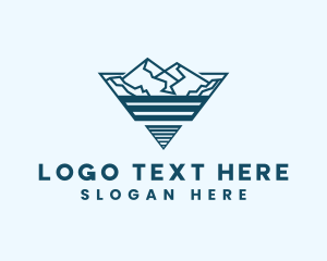 Scenery - Mountain Triangle Geometric logo design