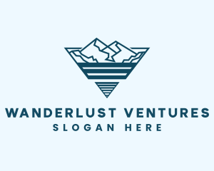 Traveller - Mountain Triangle Geometric logo design