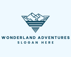 Mountain Triangle Geometric logo design