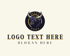 Tavern - Ox BullfightingTavern logo design