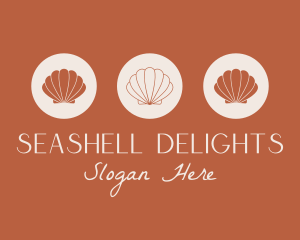 Beauty Cosmetics Seashell logo design