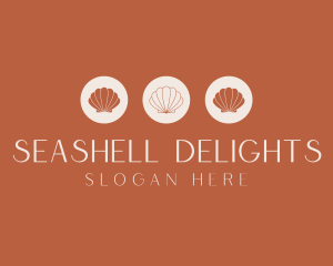 Beauty Cosmetics Seashell logo design