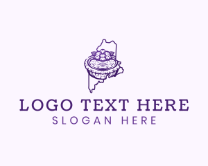 Restaurants - Maine Blueberry Pie logo design