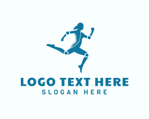Chiropractic Human Body Logo