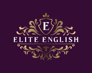 Elite Shield Crest logo design