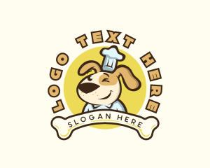 Leash - Puppy Dog Chef logo design