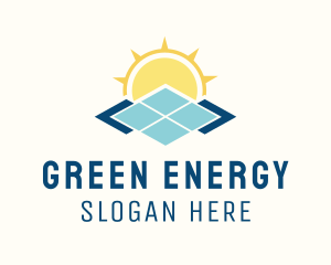 Solar Sustainable Energy  logo design