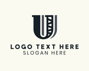 Techonology - Business Geometric Letter U logo design