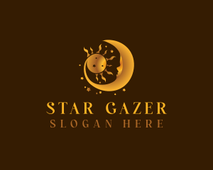 Astrologer - Sun Moon Astrology logo design