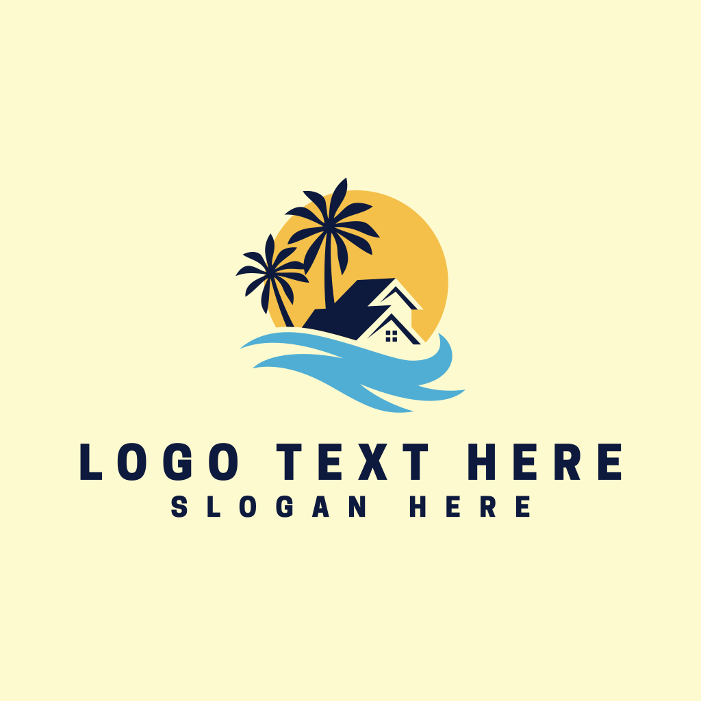 Beach Vacation House Logo | BrandCrowd Logo Maker