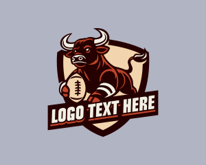 Epee - Football Varsity Bull logo design