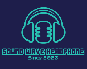 Headphone - Mic & Headphones logo design