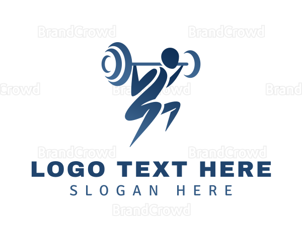 Weightlifting Fitness Workout Logo