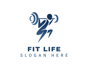 Weightlifting Fitness Workout logo design