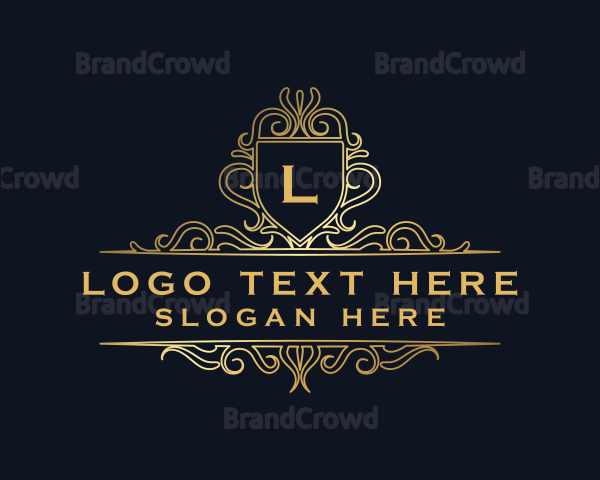 Luxury Elegant Shield Logo