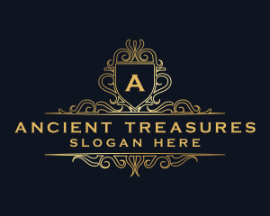 Luxury Elegant Shield logo design