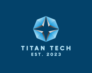 Diamond Star Business Tech logo design