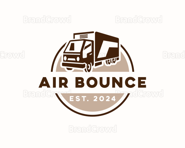 Logistics Delivery Truck Logo