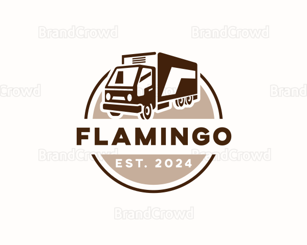 Logistics Delivery Truck Logo
