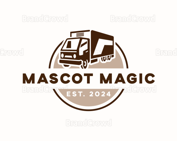 Logistics Delivery Truck Logo