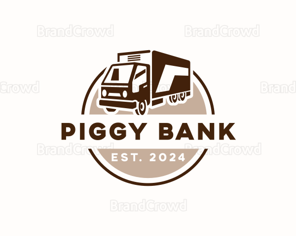 Logistics Delivery Truck Logo