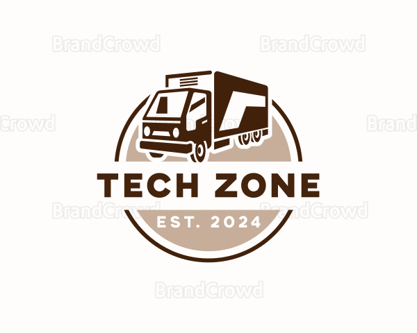 Logistics Delivery Truck Logo