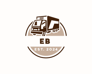 Logistics Delivery Truck  Logo