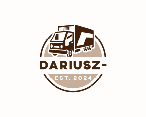 Logistics Delivery Truck  Logo