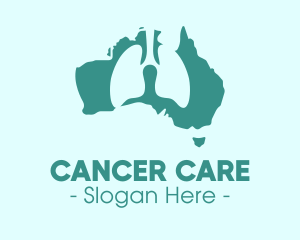 Cancer - Australia Medical Lung Organ Health logo design