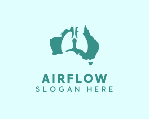 Australia Medical Lung logo design