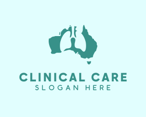 Australia Medical Lung logo design