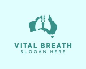 Australia Medical Lung logo design