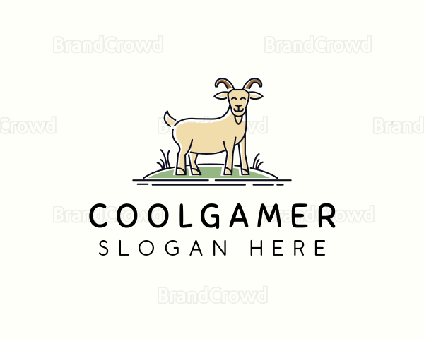 Goat Ram Sheep Logo