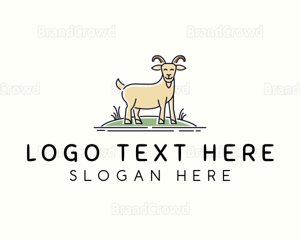 Goat Ram Sheep Logo