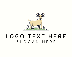 Sheep - Goat Ram Sheep logo design