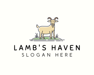 Lamb - Goat Ram Sheep logo design
