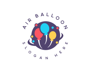 Balloon - Birthday Party Balloon logo design