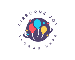 Balloon - Birthday Party Balloon logo design