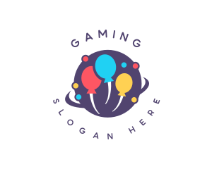 Toddler - Birthday Party Balloon logo design