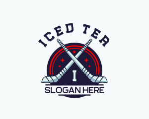 Hockey Sports Tournament logo design