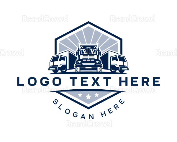 Cargo Truck Fleet Logo