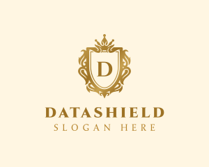 Luxury Shield Royalty Lettermark logo design