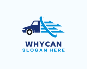 Transport Truck Vehicle Logo